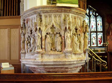 alabaster pulpit