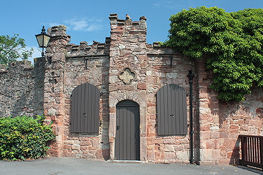 Wall with gate