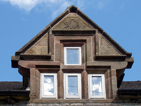 Gable with date